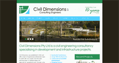 Desktop Screenshot of civildimensions.com.au